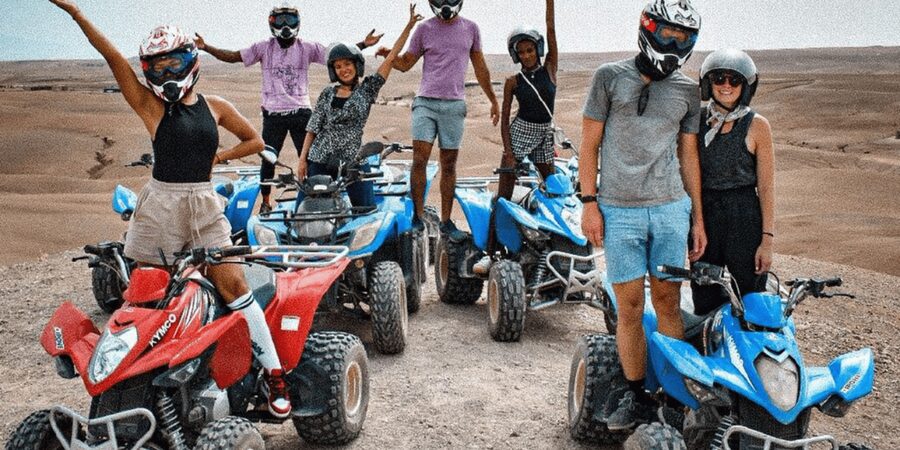 Marrakech: Agafay Desert Buggy bike 1000cc, Tea & Transfer - The 1.5-hour guided buggy route