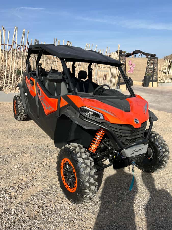 Marrakech: Agafay Desert Buggy bike 1000cc, Tea & Transfer - Atlas Mountain views and photo stops