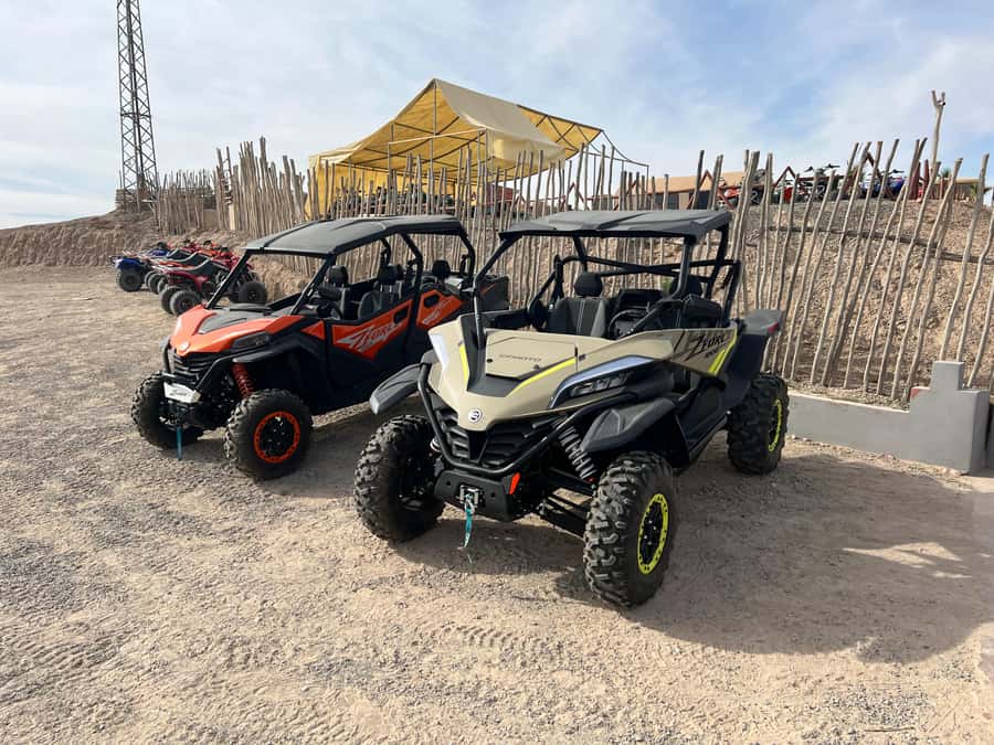 Marrakech: Agafay Desert Buggy bike 1000cc, Tea & Transfer - Pickup from Marrakech and the ride to Agafay