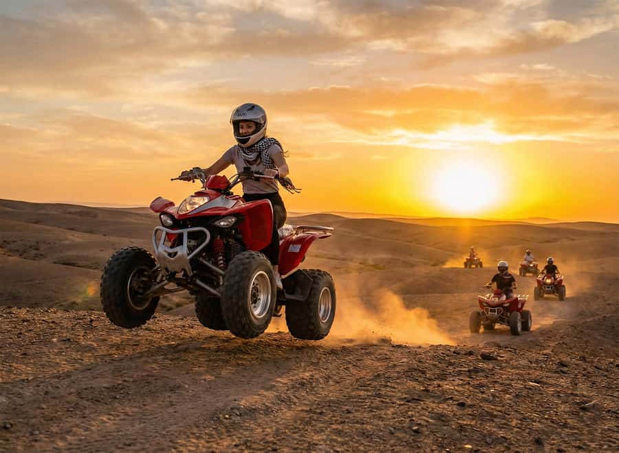 Marrakech: Agafay Desert: Camel ride Quad Bike, Dinner show - Key points at a glance