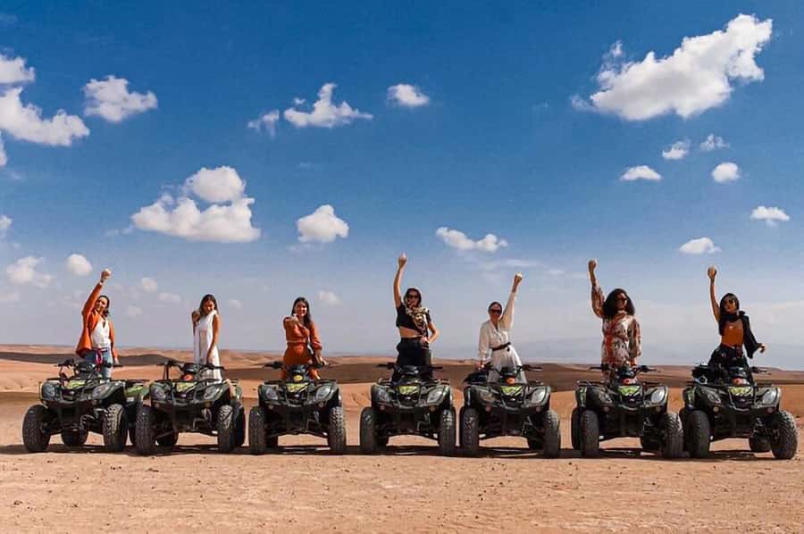 Marrakech: Agafay Desert: Camel ride Quad Bike, Dinner show - Add the quad bike ride for 150dh