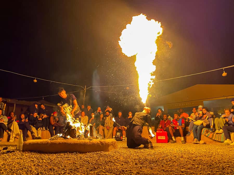 Marrakech: Agafay Desert: Camel ride Quad Bike, Dinner show - Berber music, dancing, and the fire show