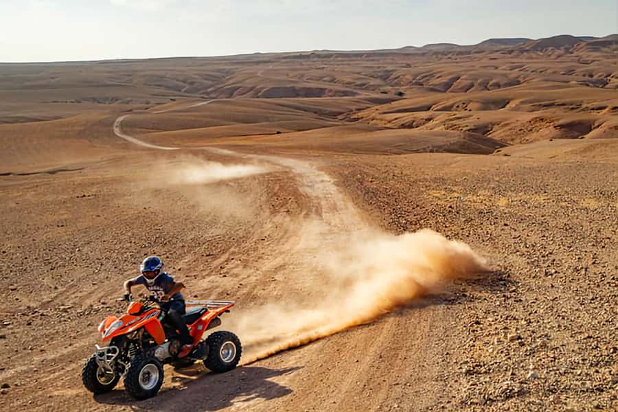 Marrakech: Agafay Desert Dinner Show with Quad Bike & Camel - The cold comes after sunset