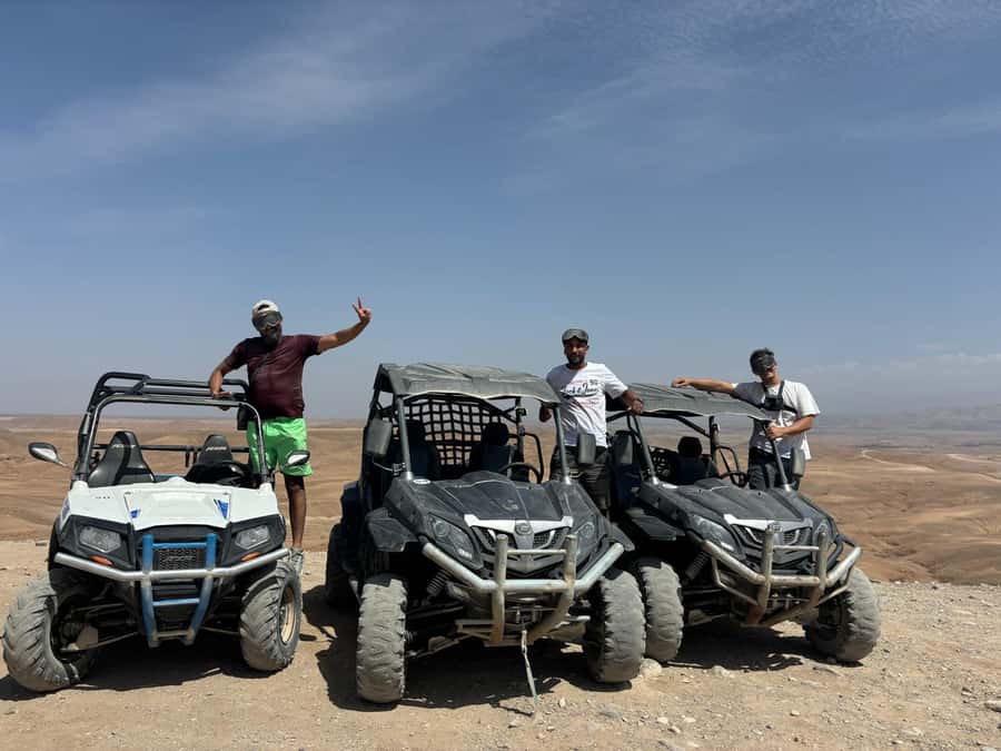 Marrakech: Agafay Desert Dune Buggy Tour - Getting fitted for the buggy
