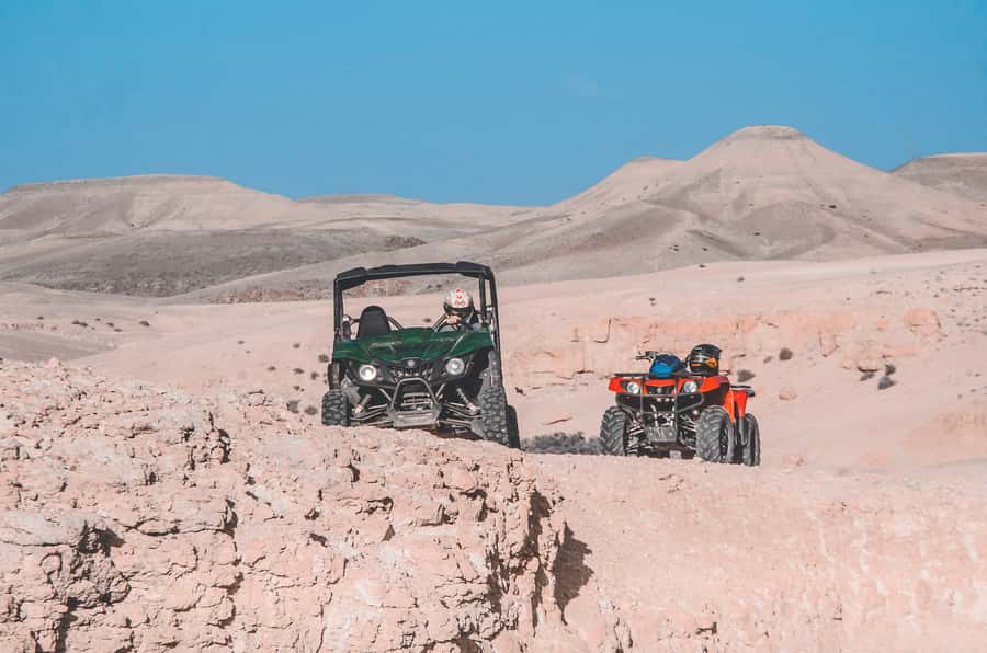 Marrakech: Agafay Desert Dune Buggy Tour - The first 35 minutes on the desert trails
