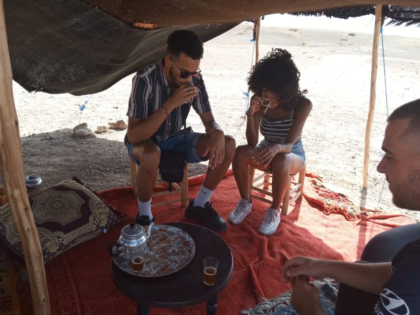 Marrakech: Agafay Desert Dune Buggy Tour - Mint tea at Sunny Desert Camp