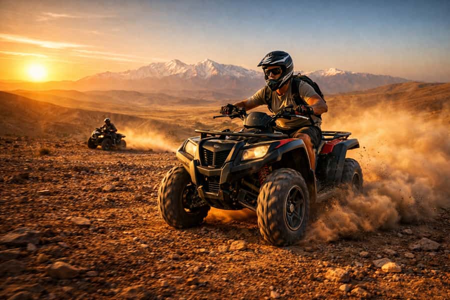 Marrakech: Agafay Desert Escape with Quad or Camel Ride - Pickup and the ride into the desert