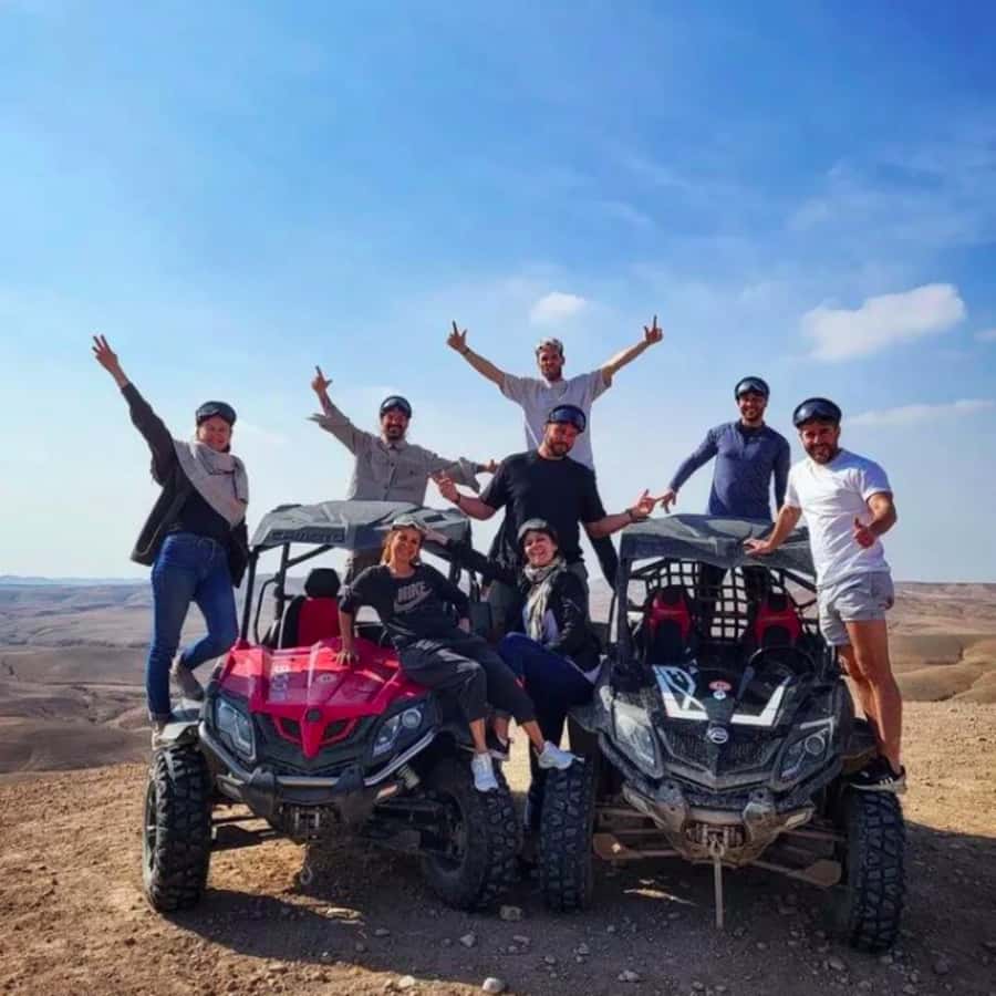 Marrakech: Agafay Desert Quad Bike & Camel Ride with Dinner - Leaving Marrakech for the Agafay Desert