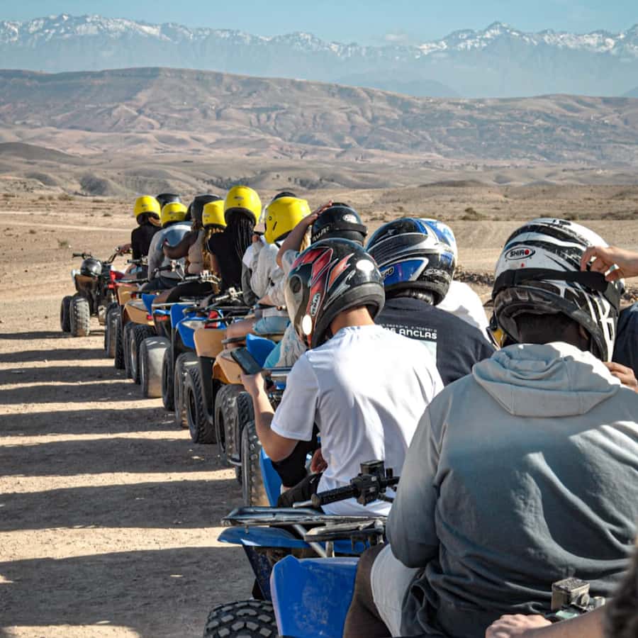 Marrakech: Agafay Desert Quad Biking, Camel Ride Fire Show - Agafay’s rocky desert is the main attraction
