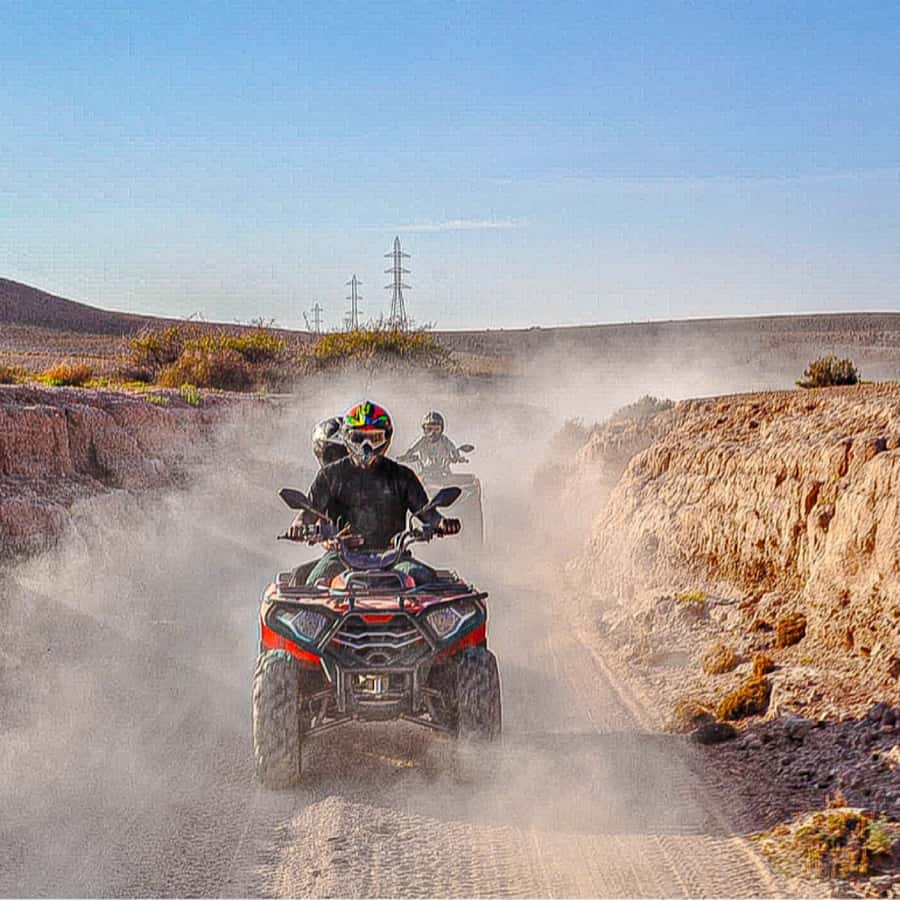 Marrakech: Agafay Desert Quad Biking, Camel Ride Fire Show - The argan oil stop adds a cultural pause