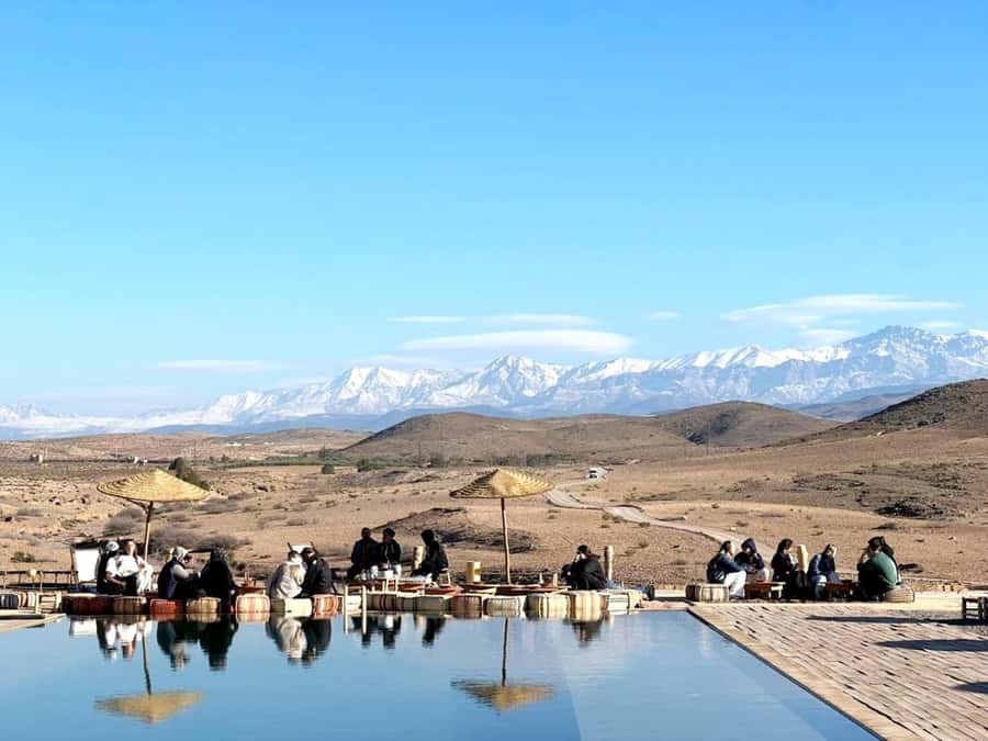 Marrakech: Agafay Desert Quad Biking & Dinner Show - A possible argan stop before the camp