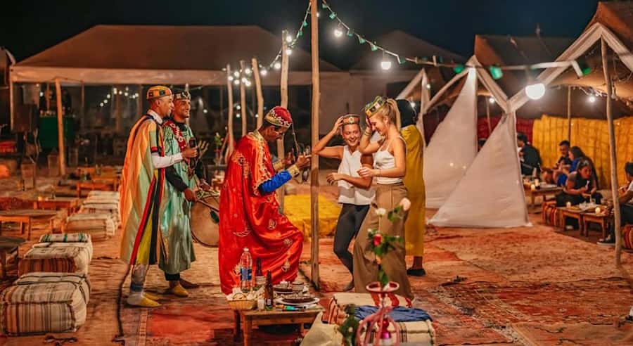 Marrakech: Agafay Desert Quad Camel Rides, Pool, Dinner Show - What $28 really covers
