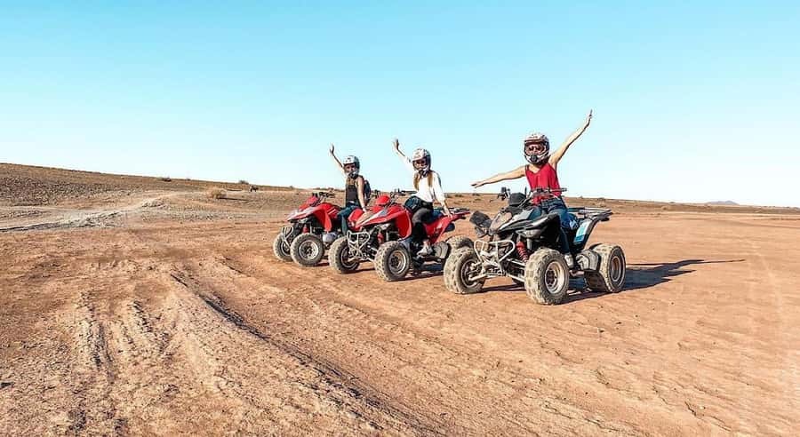 Marrakech: Agafay Desert Quad Camel Rides, Pool, Dinner Show - Who will enjoy this evening most