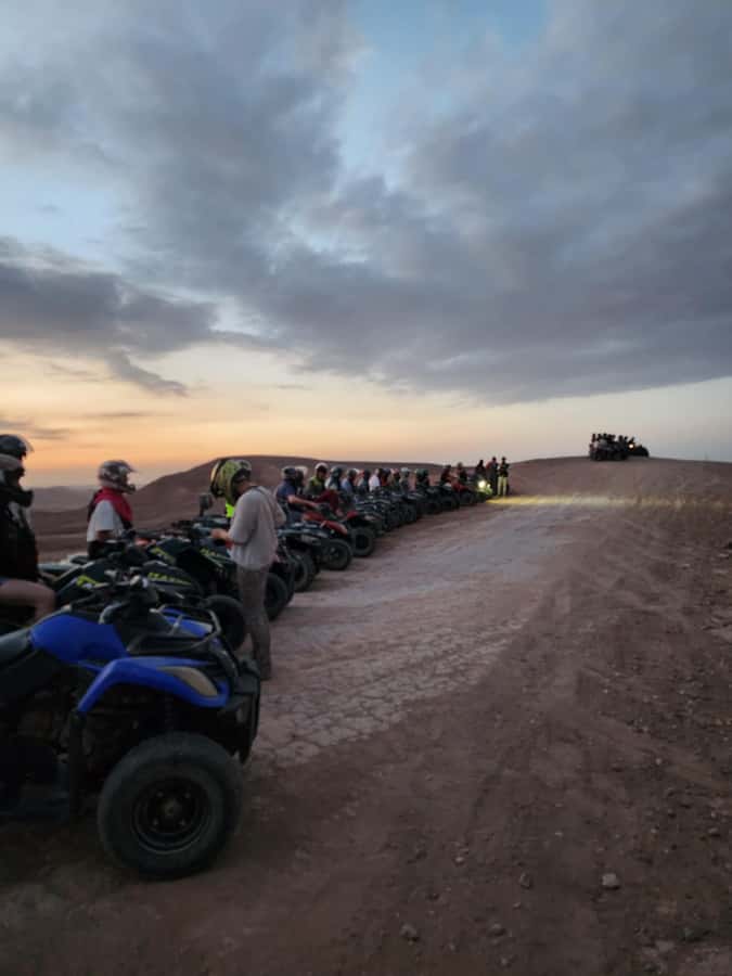 Marrakech: Agafay Desert Sunset Camel Ride, Quad & Dinner - The drive from Marrakech to the desert
