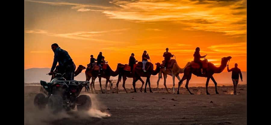 Marrakech: Agafay Dinner Show, Camel Ride, Quad, or Buggy - Music, dancing, and fire close the night