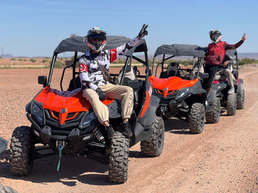 Marrakech Buggy Palmerie and Desert - Getting ready for the 550cc or 1000cc buggy