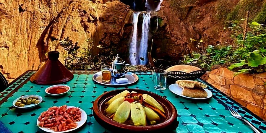 Marrakech: Camel & Quad Bike Tour with Sunset, Dinner & Show - Dinner under a Berber tent