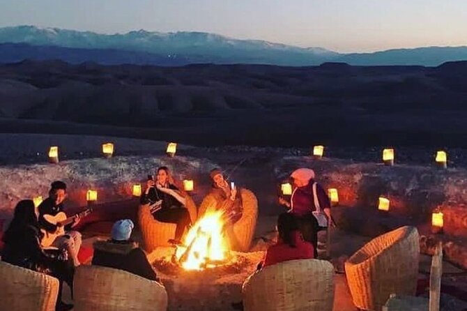 Marrakech: Camels & Quads on Sunset and Luxury Dinner with Show - Traditional clothing, tea, and the Berber connection