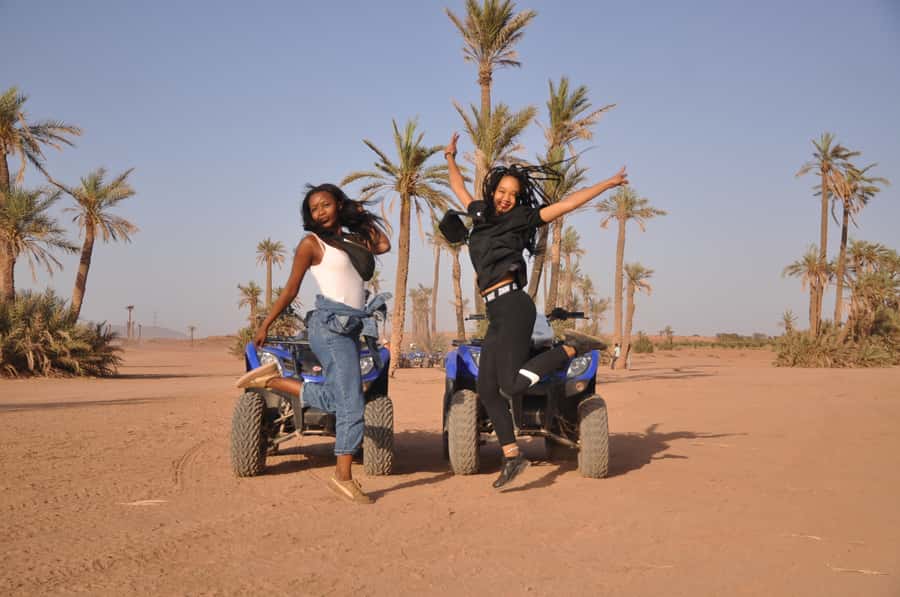 Marrakech: Desert and Palm Grove Quad Tour with Tea - Key things to know before you book