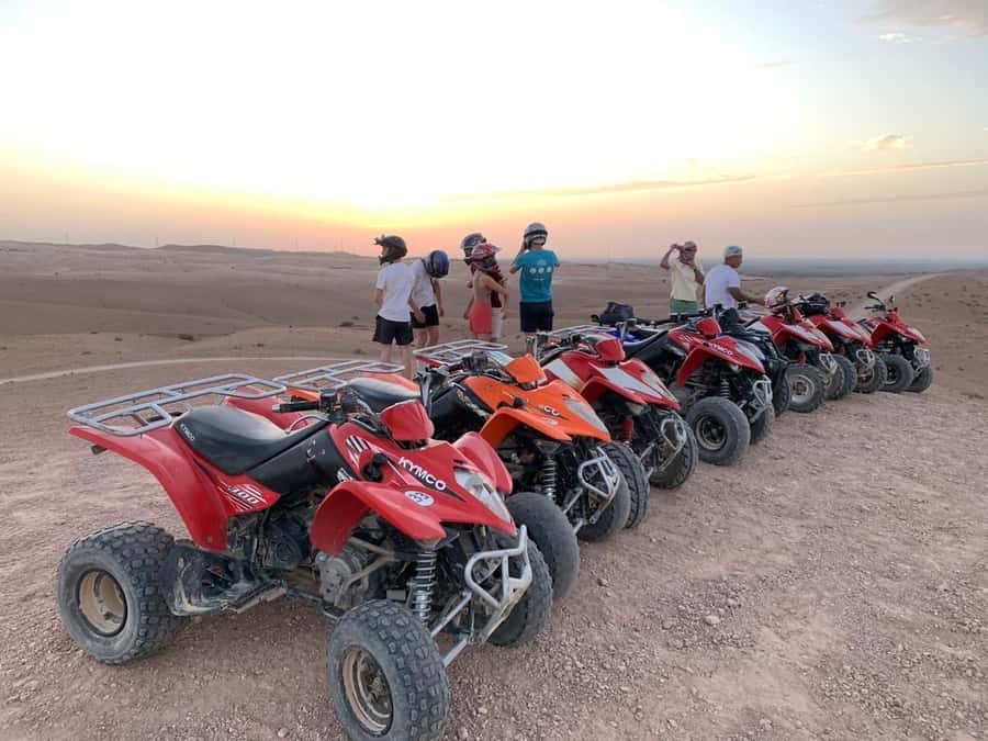 Marrakech: Desert Quad Bike Tour with Tea & Optional Dinner - Dinner under the stars at Sunny Desert Camp