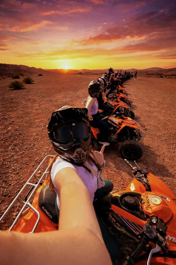 Marrakech Desert Sunset: Quad Biking, Dinner & Fire Show - A sunset ride across Agafay’s rocky desert