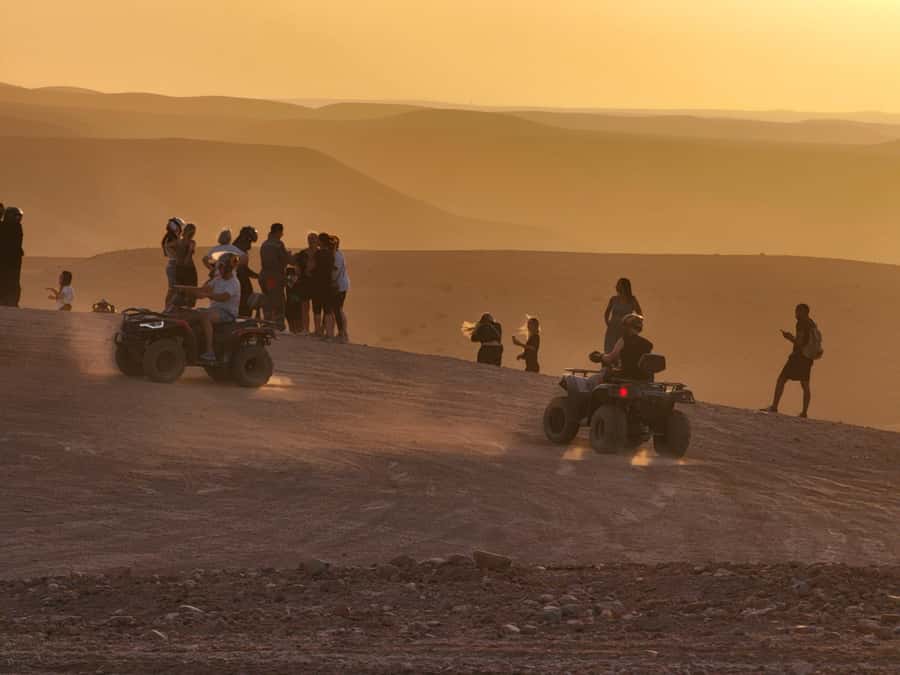 Marrakech Desert Sunset: Quad Biking, Dinner & Fire Show - What the one-hour quad tour feels like