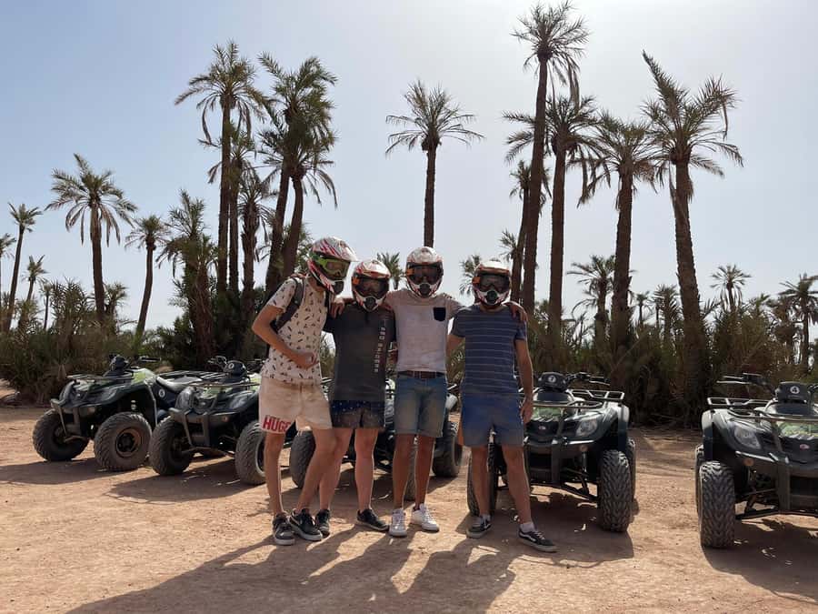 Marrakech, explore the palm grove desert by quad bike - Riding for roughly 1.5 hours
