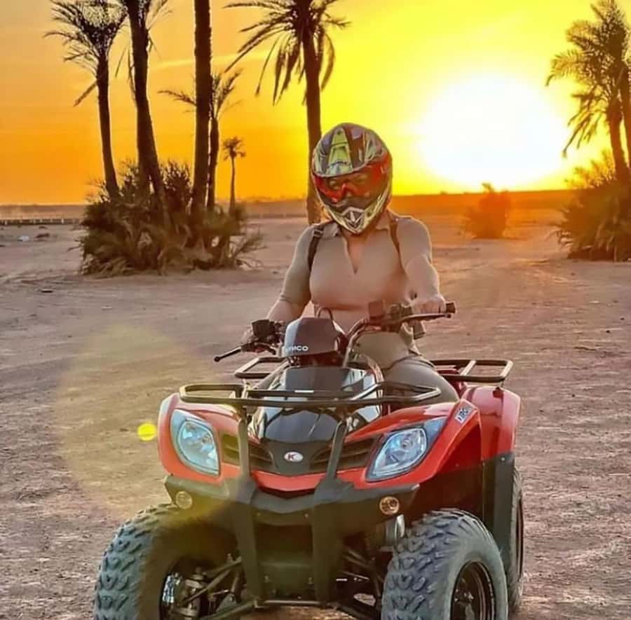 Marrakech, explore the palm grove desert by quad bike - The 10-minute safety briefing