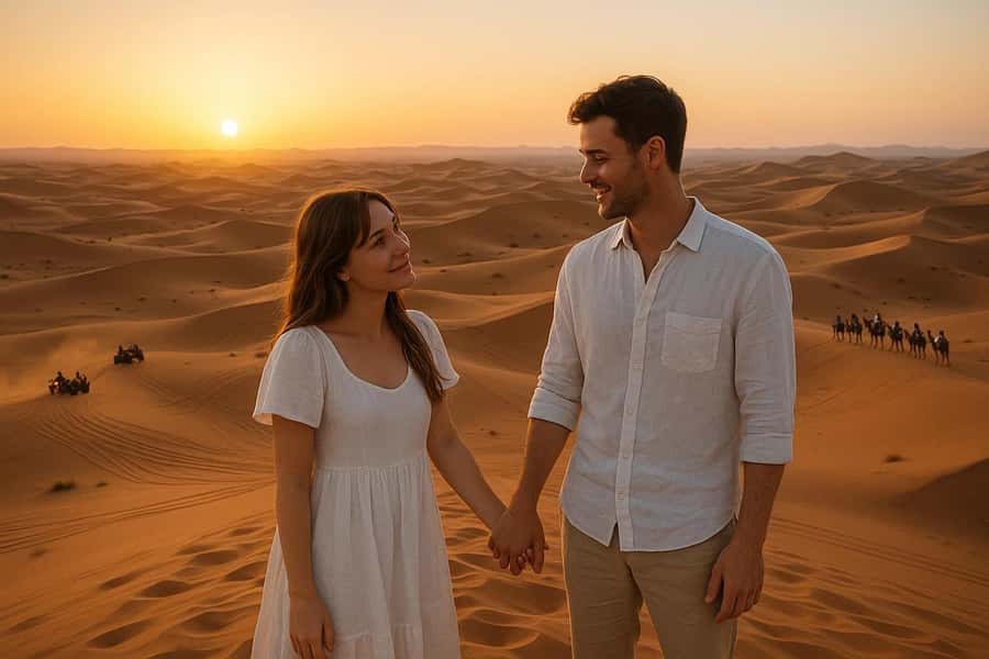 Marrakech/Fez: 3-Day Merzouga Desert Trip, Luxury ATV Option - Entering Merzouga by camel