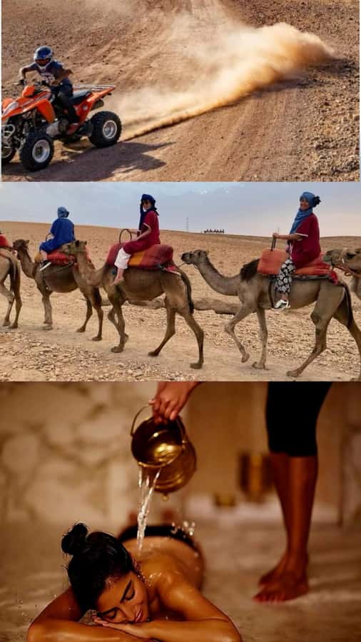 Marrakech: Full-Day Camel Ride, Quad Bike, & Spa Tour - Key points to know before booking