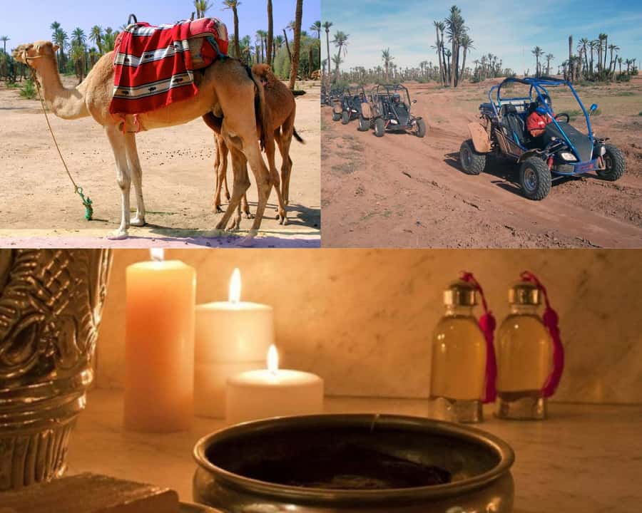 Marrakech: Half-Day Tour with Buggy Ride, Camel Ride and Spa - Coffee, mint tea, and a look at village life