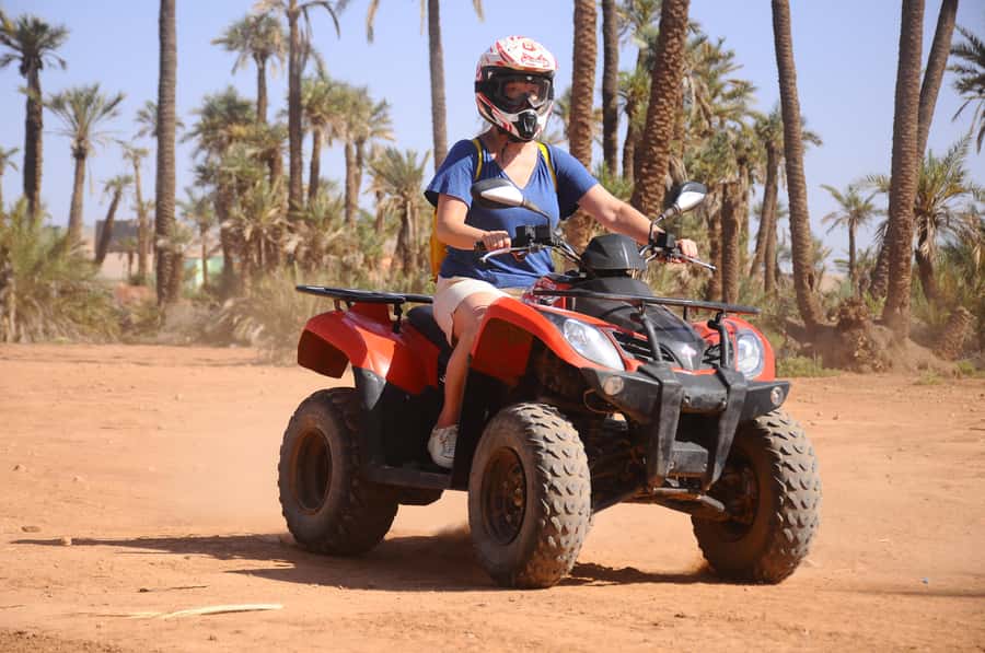 Marrakech: pack quad and camel ride in the palm grove - A second stop for photos in the palms