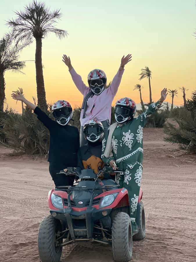 Marrakech: Palm Grove and Jbilat Desert Quad Bike Tour - Palm-grove photos and the second short stop