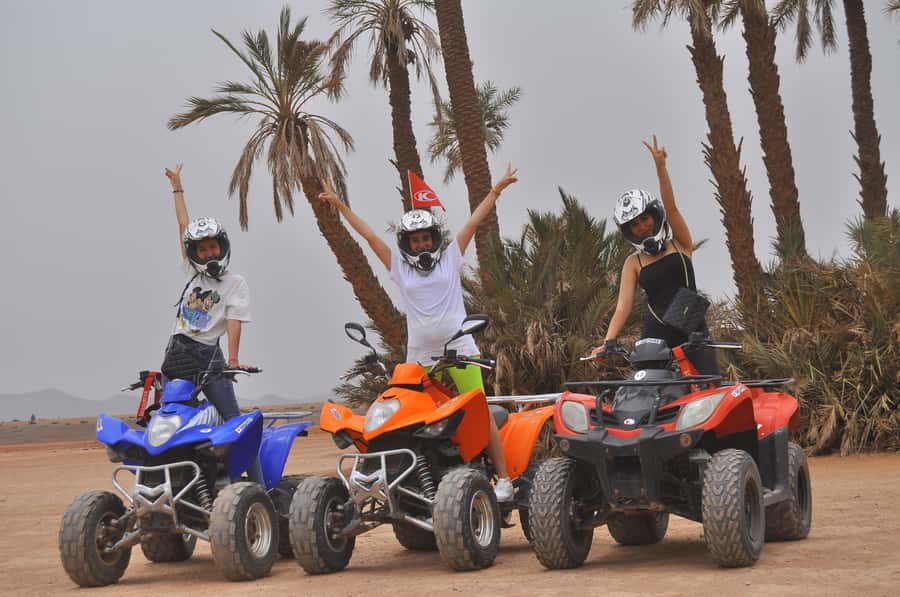 Marrakech: Palm Grove Quad Bike Tour - A short palm photo stop