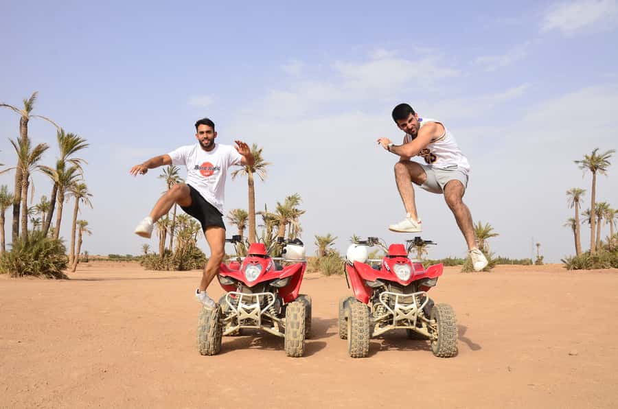 Marrakech: Palmeraie Guided Quad Tour with Tea Break - Riding through Marrakech’s Palmeraie