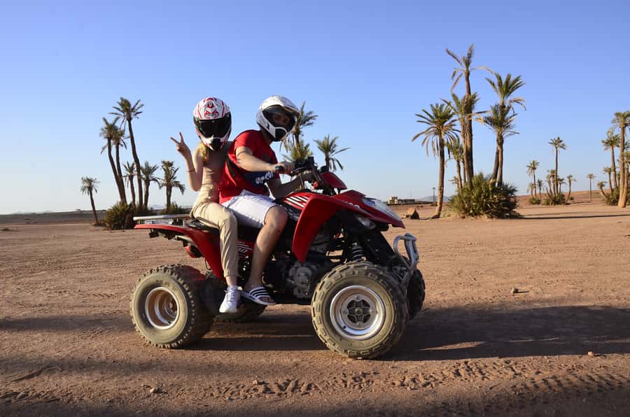Marrakech: Palmeraie Guided Quad Tour with Tea Break - Another 30 minutes of riding