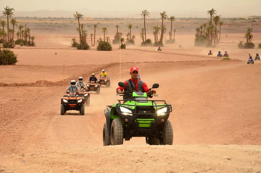 Marrakech: Palmeraie Guided Quad Tour with Tea Break - What happens before you set off