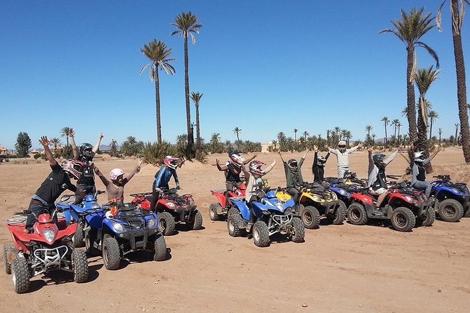 Marrakech: Palmeraie Quad Bike Desert Adventure - Getting ready at the ATV camp