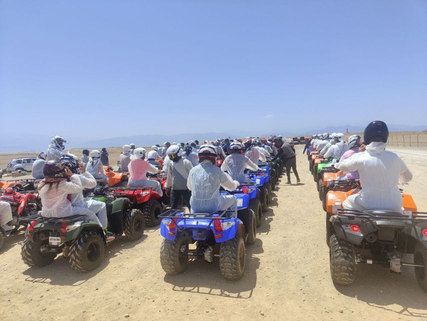 Marrakech: Quad activity in the Palmeraie with Tea break - Booking flexibility and practical timing