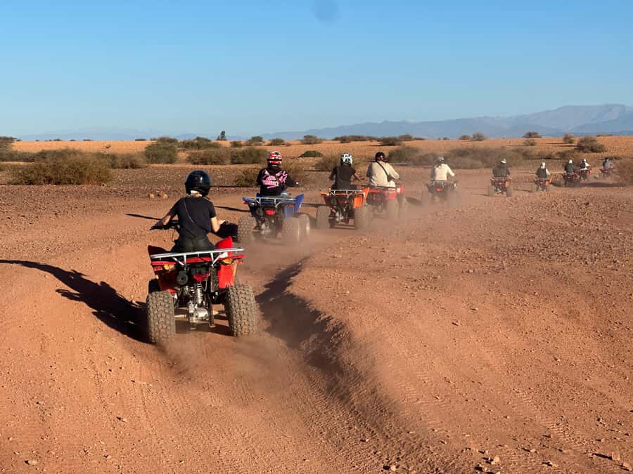 Marrakech: quad Adventure at the Dunes of the palmery desert - Starting with a 30-minute ride from Marrakech