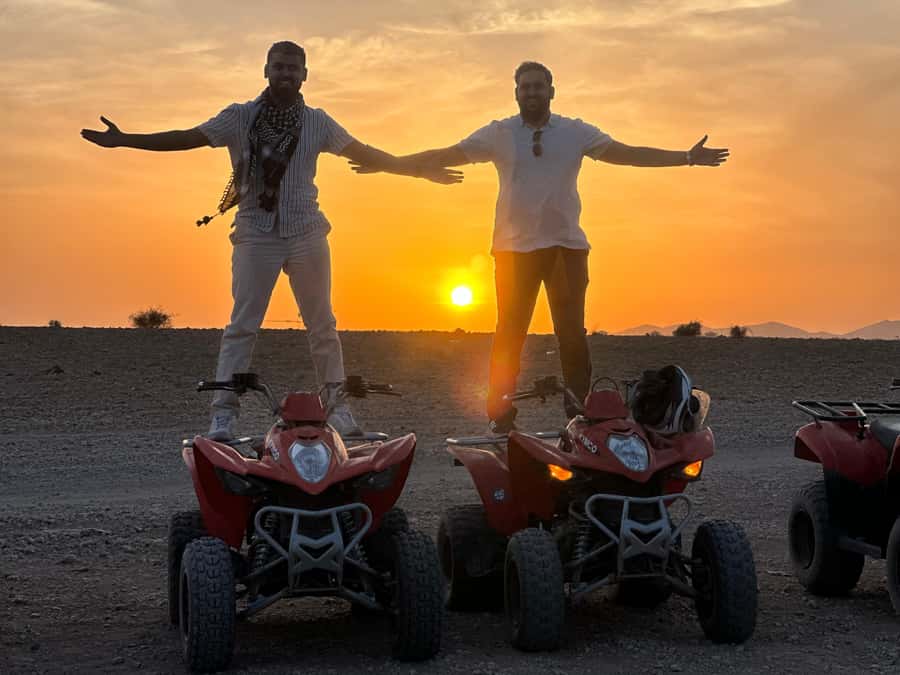 Marrakech: quad Adventure at the Dunes of the palmery desert - Riding through the Palmeraie’s rocky tracks