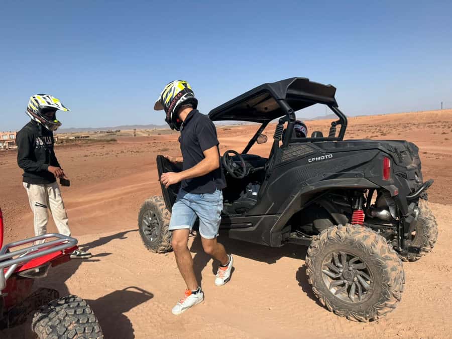 Marrakech: Quad bike adventure in the desert with views of the Palmeraie - Starting among the palms of Marrakech