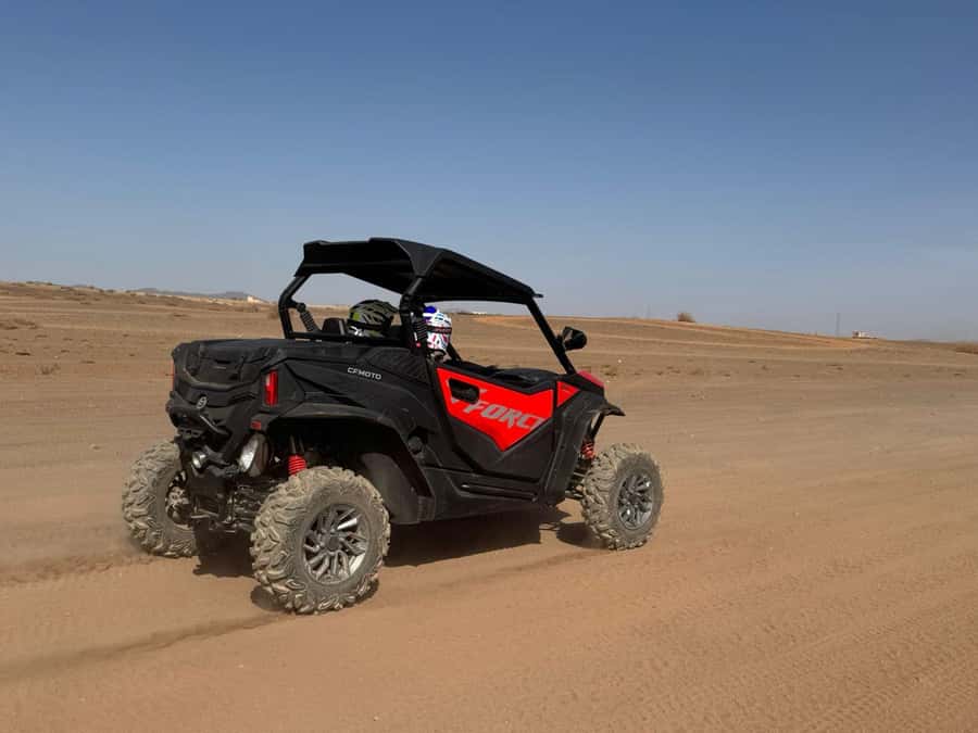 Marrakech: Quad bike adventure in the desert with views of the Palmeraie - Back onto quieter paths
