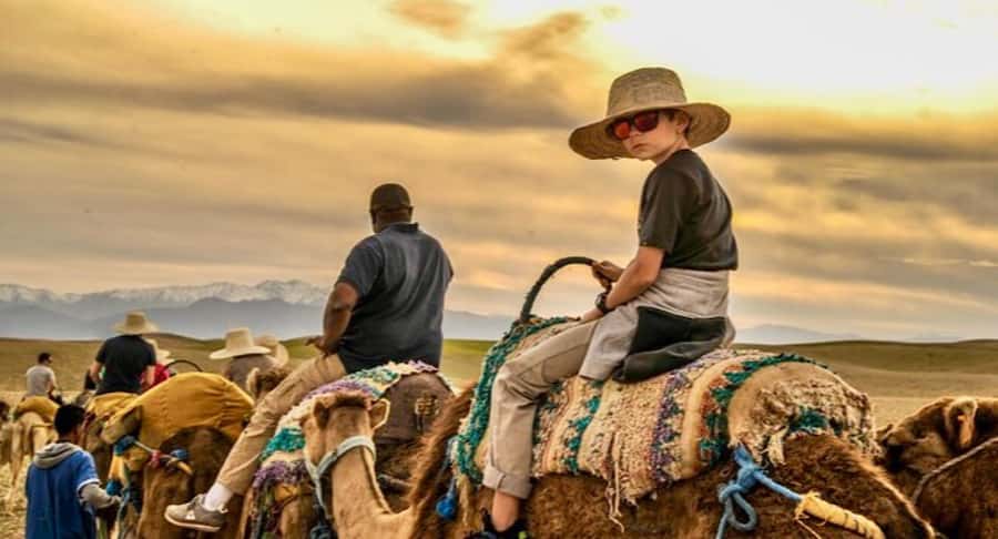 Marrakech: Quad Bike and Camel, Dinner Show in Agafay Desert - Quad biking across rocky desert terrain
