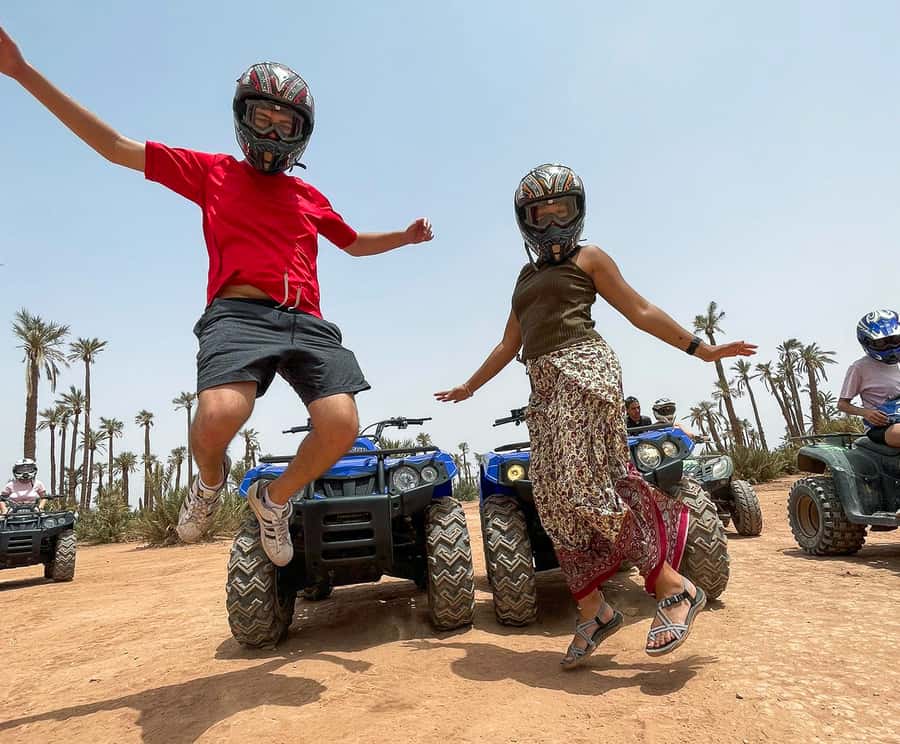 Marrakech Quad Bike Experience: Desert and Palmeraie - Getting ready: tea, equipment, and a short lesson