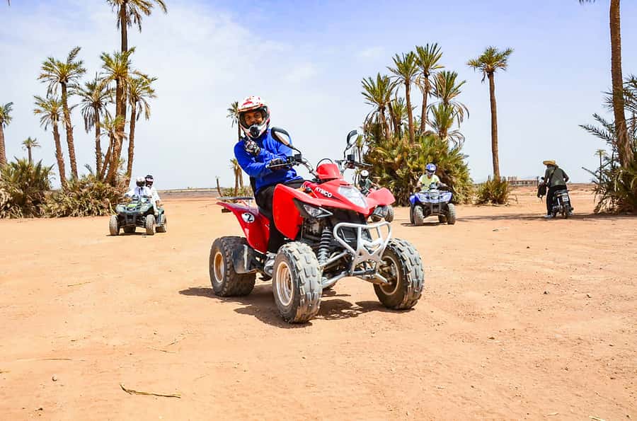 Marrakech: Quad Bike Tour to Palm Oasis and Jbilat Desert - Booking details worth knowing