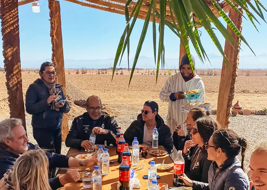 Marrakech: Quad Bike Tour to Palm Oasis and Jbilat Desert - Mint tea, honey bread, and a quiet desert break