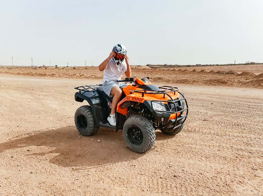 Marrakech: Quad Bike Tour to Palm Oasis and Jbilat Desert - Safety, comfort, and the group pace