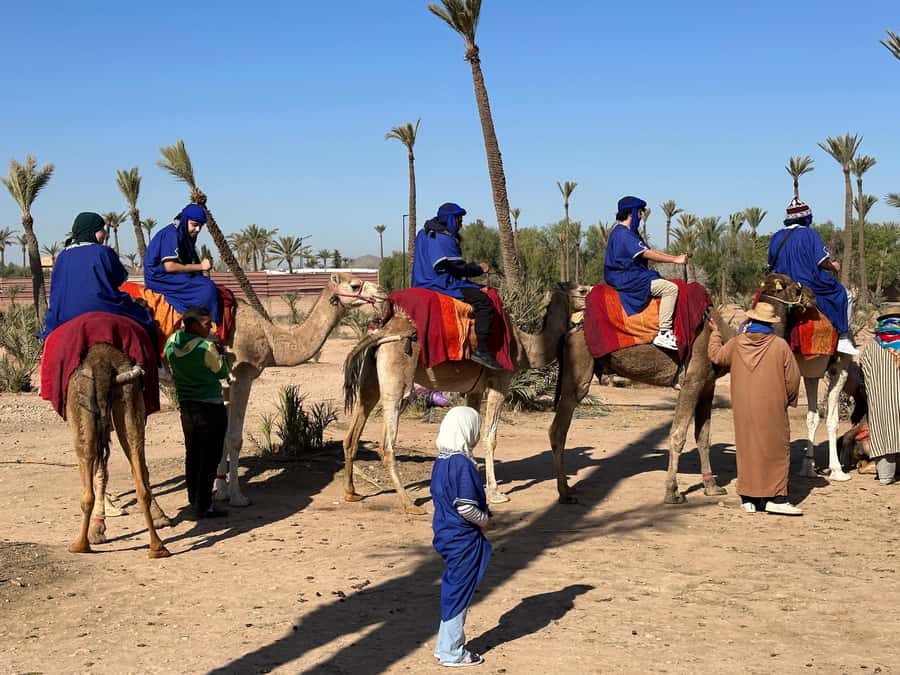 Marrakech:quad excursion at Jbilet desert with Moroccan tea - The tea stop in the middle of the desert