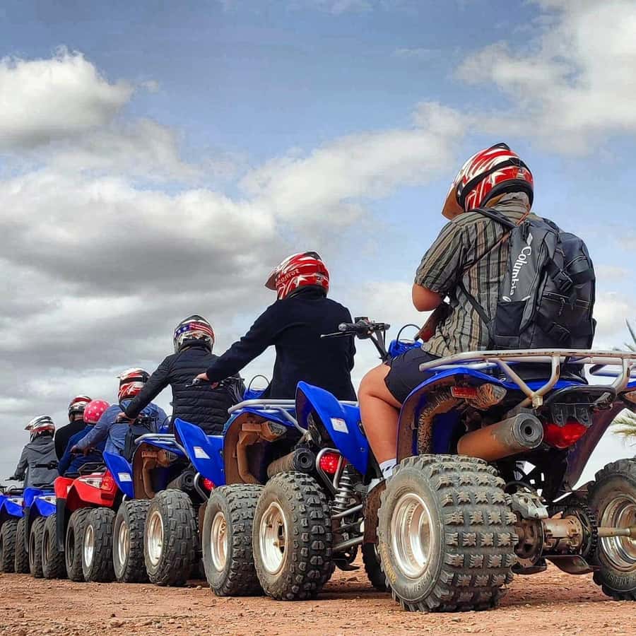 Marrakech: Quad excursion in the palm trees of Marrakech - The quads are easy, but the pace is not fully yours